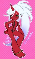 kneesocks daemon from panty & stocking with garterbelt by aloemilk2