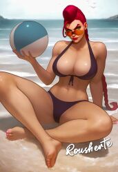 crimson viper from street fighter by rousherte