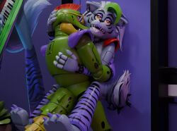 1boy1girl 2025 3d 3d_(artwork) alligator alligatorid animatronic anthro anthro_on_anthro anthro_only anthro_penetrated anthro_penetrating anthro_penetrating_anthro anthrofied canid canine canis crocodile crocodilian crocodylid dark_dixon digital_media_(artwork) duo duo_focus fangs female female_anthro female_focus female_penetrated five_nights_at_freddy's five_nights_at_freddy's:_security_breach kissing_neck machine male male/female male_anthro male_dominating_female male_domination male_penetrating male_penetrating_female montgomery_gator_(fnaf) penile penile_penetration penis_in_pussy reptile reptile_humanoid robot roxanne_wolf_(fnaf) scottgames sex sharp_teeth steel_wool_studios vaginal_penetration vaginal_sex wolf