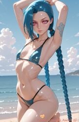 jinx (league of legends) from league of legends by goddessasunaai