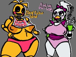 glamrock chica (fnaf) from five nights at freddy's by to4ster-0v3n (artist)