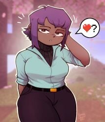 ass dark-skinned_female efe_(minecraft) microsoft minecraft mojang space_cowboy tagme_(artist) video_games