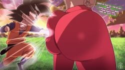 ass bouncing_ass bouncing_butt bubble_butt butt_punch d-art dragon_ball dragon_ball_z fat_ass hands_on_hips huge_ass kefla kefla_(dragon_ball) thick_ass thick_thighs