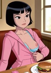 1girls ai_generated asian_female ben_10 ben_10_alien_force ben_10_ultimate_alien breasts breasts_out cartoon_network female female_only handjob japanese jeanbombila666 julie_yamamoto julie_yamamoto_(omniverse) nipples selfie sexy sexy_pose