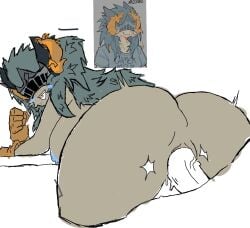 anon big_ass big_thighs horns knight_armor phighting roblox roblox_game robloxian smirk vaginal vaginal_penetration windforce_(phighting)