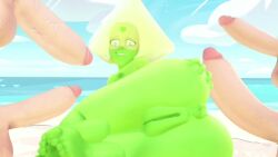 1girl4boys 1girls 4boys 4boys1girl alien alien_girl animated beach big_butt cartoon_network female jeggosfm longer_than_one_minute multiple_boys multiple_males multiple_penis multiple_penises no_sound peridot_(steven_universe) presenting_hindquarters presenting_pussy puffy_anus rubbing_penis steven_universe tagme video