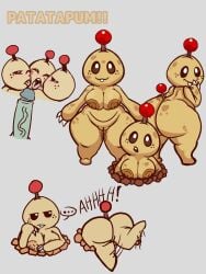anthro anthrofied ass big_breasts breasts electronic_arts flora_fauna oral plant plant_humanoid plantie plants_vs._zombies plants_vs_zombies popcap_games potato_mine_(pvz) tagme tagme_(artist) thick_thighs video_game_character video_games