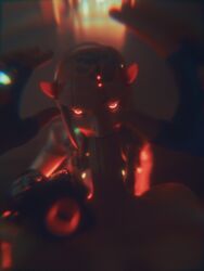alexandrkek blender blender_cycles blowjob femdom femdom_pov gun looking_at_viewer overwatch robot robot_girl shion_(overwatch) tagme wuyang