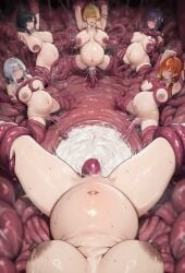 ahe_gao ai_generated big_breasts breast_play breasts breeding female fucked_silly interspecies interspecies_pregnancy interspecies_sex lactating lactation milk multiple_girls multiple_tentacles nipple_play nipples nude nude_female pregnant pregnant_belly pregnant_female pregnant_sex restrained restrained_by_tentacles seedbed sex tagme tentacle tentacle_sex tentacles