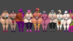 amber_(brawl_stars) big_ass big_breasts blue_eyes brawl_stars bubble_trouble_amber bubble_trouble_amber_(brawl_stars) chubby_female colette_(brawl_stars) green_eyes kaze_(brawl_stars) lumi_(brawl_stars) max_(brawl_stars) melodie_(brawl_stars) melodie_note pink_eyes pink_hair purple_eyes purple_hair ragequit_tara_(brawl_stars) rojo84 rojo_parasito shelly_(brawl_stars) starr_nova_(brawl_stars) streetwear_max tara_(brawl_stars) trixie_colette_(brawl_stars)
