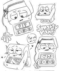 biting_own_lip blushing objectum smarty_pants_(toy_story) tagme toy_story toy_story_5