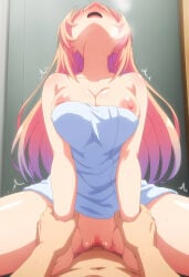 ass bed bikini boobs boobs_out classroom_of_the_elite cute_face ichinose_honami_(cote) ntr penetration pussy sex sexy_pose sister