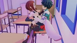 1boy 1boy1girl 1girls 3d animated big_breasts boots breasts brown_eyes brown_hair chair classroom cowgirl_position deku elbow_gloves embracing exposed_breasts extremely_large_filesize female female_on_top female_penetrated girl_on_top gloves green_eyes green_hair green_shirt hero_outfit_(mha) hi_res high_resolution highres hug hugging insertion izuku_midoriya izuku_midoriya_(hero_outfit) knee_boots large_breasts large_filesize light_skin looking_at_another looking_pleasured male male/female male_penetrating male_penetrating_female medium_breasts midoriya_izuku midoriya_izuku_(hero_outfit) my_hero_academia no_bra no_bra_under_clothes no_sound ochako_uraraka ochako_uraraka_(hero_outfit) penetration school school_desk shirt short_hair short_playtime shorter_than_10_seconds sitting sitting_on_person skin_tight straight straight_sex thenaysayer34 torn_clothes torn_clothing uraraka_ochako uraraka_ochako_(hero_outfit) uravity vaginal_insertion video window