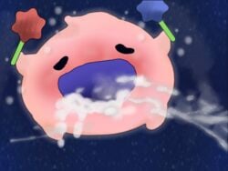 cum cum_inside cumshot eating_cum excessive_cum hungry hungry_luma luma mario_(series) nintendo no_humans open_mouth plaguetyranno space star star_bits super_mario_galaxy