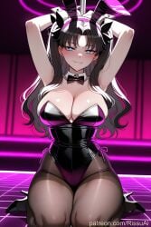 1girls 2026 ai_assisted ai_generated aqua_eyes big_ass big_breasts black_hair blue_eyes bubble_ass bubble_butt bunny_ears bunny_girl bunnysuit club cute cute_face cute_female excited fake_animal_ears fate/stay_night fate_(series) high_heels horny horny_female huge_ass huge_breasts in_heat indoors latex_clothing long_hair pantyhose patreon patreon_username playboy_bunny rissuai sexy sexy_body sexy_female sexy_pose tohsaka_rin