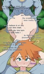 abarus ai_generated brainwashing corruption crossdressing forced futanari humiliation hypnosis kasumi_(pokemon) machamp mind_control monster pokemon pokemon_(species) pokephilia trans_woman transformation transformation_sequence