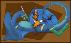 anthro breasts canine dragon female feral male mammal open_mouth sabine sex teeth viper_(species) wyvern