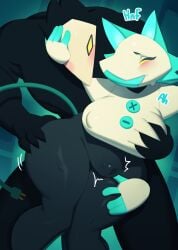 2022 2d 4_fingers anal_sex anthro big_breasts blush breasts darkner deltarune electrical_plug_tail felid feline female female_penetrated fingers floating_hands hand_on_breast hand_on_face hand_on_hip hi_res huge_breasts machine male male/female male_penetrating male_penetrating_female mammal penetration robot sex svarzye swatchling tasque_manager_(deltarune) thick_thighs undertale_(series) video_games wide_hips