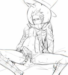 christmas cuntboy devil_may_cry leaking_cum_from_pussy male_pregnancy mpreg pregnant pregnant_cuntboy pregnant_male vergil_(devil_may_cry)