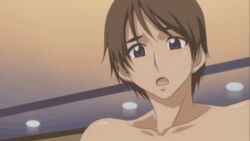 1boy 1girls after_fellatio after_oral animated aniyome_wa_ijippari areolae bare_arms bare_breasts bare_midriff bare_shoulders big_breasts blush breasts brown_hair busty cleavage confused confused_expression confused_look coworkers cum cum_drip cum_on_breasts cum_on_face erect_nipples facial female female_focus hentai hentai_series horny horny_female horny_male inner_sideboob innocent_expression katsuragi_tsutomu large_breasts long_hair lover-in-law lovers male male/female nipples no_bra on_knees red_hair seductive seductive_eyes seductive_look seductive_smile short_hair sideboob straight straight_hair straight_sex tagme takama_kozue