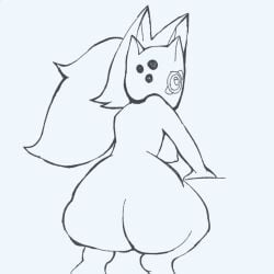 1girls 2d 2d_animation animated anthro anus ass breasts clothing female genitals gif idw_publishing mammal mask monochrome sega sh1vss shaking_butt simple_background solo sonic_(series) sonic_the_hedgehog_(comics) sonic_the_hedgehog_(idw) sonic_the_hedgehog_(series) vulva whisper_the_wolf