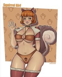 1girls ass avengers big_ass big_breasts breasts busty cleavage curvy curvy_figure female_focus female_only fit fit_female hip hourglass_figure huge_breasts large_breasts marvel marvel_comics mature_female squirrel_girl_(marvel) squirrel_girl_(marvel_rivals) superheroine sweet3wolf thick thick_legs thick_thighs thighs top_heavy upper_body