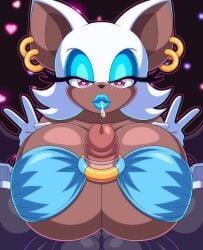 2026 anthro big_breasts big_penis bodily_fluids breast_play breasts cum cum_in_mouth cum_inside dark_body dark_skin ear_piercing ear_ring eyelashes eyeshadow female first_person_view fur genital_fluids genitals hair hi_res huge_breasts huge_cock jewelry lips lipstick long_hair makeup o-ring o-ring_bikini paizuri penis piercing ring_piercing rockmangrave rouge_the_bat seductive sega sex sonic_(series) sonic_the_hedgehog_(series) thick_lips titjob white_body white_fur white_hair