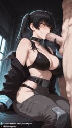 1girls ai_generated angry big_breasts blowjob breasts curvy curvy_body curvy_female deepthroat dreamyan_ai enen_no_shouboutai fellatio fire_force hi_res high_quality high_resolution highres kotatsu_tamaki large_breasts oral oral_sex short_hair sitting slit_pupils sucking sucking_penis tamaki_kotatsu thick_ass thick_thighs thighs twintails uncensored yellow_eyes