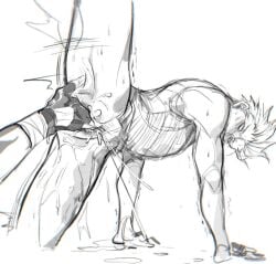 cuntboy dante_(devil_may_cry) devil_may_cry finger_fuck fingering incest pussy_juice spread_legs vaginal_fluids vergil_(devil_may_cry)