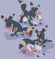 absurd_res anal anal_sex bite bodily_fluids cum cum_in_ass cum_inside duo eeveelution feral forced from_behind_position frown generation_2_pokemon generation_8_pokemon genital_fluids genitals hi_res hisuian_form hisuian_zorua lynxfurr male male/male mating_grip mounting nintendo penetration penile penile_penetration penis penis_in_ass pokemon pokemon_(species) rape red_penis red_sclera regional_form_(pokemon) scruff_bite sex snaggle_tooth tapering_penis tears umbreon yellow_eyes