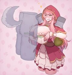 1girls big_boobs big_breasts big_tits boobjob boobs breasts cock cock_between_breast dick dick_between_boobs genitals indie_virtual_youtuber morino_merun paizuri penis penis_between_breasts pink_hair pink_hair_female tail takyzen titjob tits virtual_youtuber vtuber