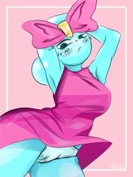 1girls blurrice_(artist) breasts bubble dandy's_world poppy_(dandy's_world) roblox roblox_game tagme