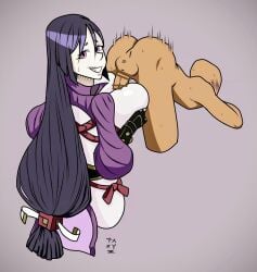 ass big_boobs big_breasts big_tits boobjob boobs breasts cock cock_between_breast dark-skinned_male dick dick_between_boobs duo fate/grand_order fate_(series) female genitals looking_at_viewer male minamoto_no_raikou_(fate/grand_order) paizuri penis penis_between_breasts reverse_paizuri takyzen titjob tits