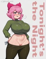 ai ai_assisted ai_generated big_breasts brawl_stars luvzik melodie_(brawl_stars) meme sexy supercell