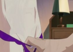 1boy 1girls animated aniyome_wa_ijippari bare_midriff bare_thighs blue_hair blue_pubic_hair cleft_of_venus female female_focus female_pubic_hair hentai hentai_series inner_thighs katsuragi_mai katsuragi_tsutomu lover-in-law male male/female pulling_down_panties pussy_juice pussy_juice_drip pussy_juice_string straight straight_sex tagme thick_thighs thighs thong wet wet_pussy