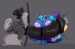 ailurid animal_genitalia animal_penis anthro areola ass balls big_ass big_balls big_breasts big_butt big_penis black_areola black_nipples bodily_fluids breasts colored_cum cum dipstick_tail disgusting_cum domestic_cat duo english_text equine_genitalia equine_penis erection eyewear felid feline felis female futanari genital_fluids genitals glasses glory_hole gloves_(marking) gynomorph heart_symbol hi_res huge_ass huge_balls huge_breasts huge_butt huge_cock hyper hyper_balls hyper_genitalia hyper_penis intersex intersex/female jinu leg_markings lucy_(thisaccountdoesexist) mammal markings multicolored_body nipples nude onomatopoeia open_mouth penis pink_areola pink_nipples plum_the_red_panda purple_eyes red_panda socks_(marking) solid_cum sound_effects tail tail_markings text thick_thighs two_tone_body unusual_bodily_fluids unusual_cum unusual_genital_fluids vein veiny_penis wall_(structure) wide_hips yellow_cum yellow_eyes