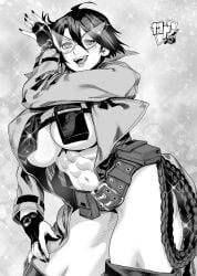 1girls coat ericmartindood midnight_(my_hero_academia) midnight_(old_costume)_(my_hero_academia) my_hero_academia nemuri_kayama nude solo vigilante:_my_hero_academia_illegals