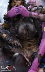 10:16 3d 3d_(artwork) 3girls 4k belly breasts d'vorah dirty dirty_clothes dirty_skin dripping dripping_pussy erect_nipples female_focus females_only finger_on_pussy khameleon kitana medium_breasts monster_girl mortal_kombat nipples open_mouth patreon patreon_username pussy roosterart screaming squirt squirting tongue tongue_out torn_clothes torn_clothing vagina video_game video_game_character video_game_franchise