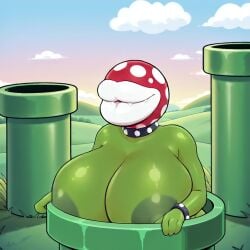 1girls ai_generated animated anthro anthro_female bbw belly big_belly big_lips bouncing_breasts chubby chubby_female fangs fat fat_ass female grassland green_body green_skin huge_breasts huge_lips jiggling_breasts large_areolae large_breasts mario_(series) nintendo nude nude_female overweight overweight_anthro overweight_female piranha_plant plant_girl plant_humanoid plump puffy_nipples smile spiked_bracelet spiked_collar super_mario_bros. tagme thick_ass thick_thighs upper_body video yeta2