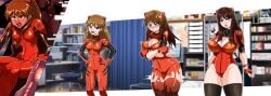 age_progression aged_up ass_expansion asuka_langley_sohryu bimbofication breast_expansion cosplay erasethismail identity_death lip_expansion neon_genesis_evangelion plugsuit transformation transformation_sequence