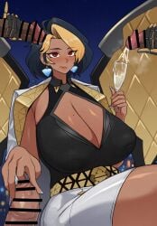 1girls 2d 3boys 3boys1girl big_breasts breasts censored cum cum_in_glass cumshot domina erect_penis erection fully_clothed fully_clothed_female handjob horny_female huge_breasts jerking_off_another jerkingoff_another licking_lips massive_breasts mole_on_breast mommy mommy_dom mommy_kink mommy_milkers nipple_bulge overwatch penis precum sidneyholic thick_thighs thighs