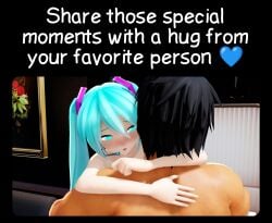 3d 3d_(artwork) 3d_render blue_eyes blue_hair caption hatsune_miku mikumikudance mmd olive_skin sex yokudex