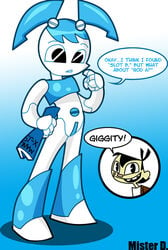 2d female humanoid jenny_wakeman mister_d my_life_as_a_teenage_robot robot robot_girl robot_humanoid sheldon_lee smooth_skin tagme