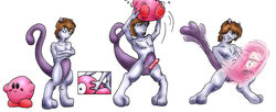 anthro furry kirby kirby_(series) kirby_condom male_only mewtwo nintendo pokemon pokemon_(species) super_smash_bros. victor_the_mewtwo victor_the_mewtwo_(artist) what