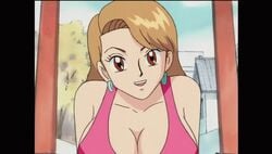 1girls animated animated_gif bouncing_breasts breasts female haruka_sanada human kochikame lowres screencap tagme