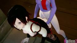 1futa 1girl1futa 1girls 3d animated black_hair black_hair_bottom dickgirl domination female from_behind futa_on_female futadom futanari intersex kallenz light_hair_on_dark_hair mystral_outfit pale-skinned_female pale-skinned_futanari ruby_rose ruby_rose_(mystral) rwby sex sound source_filmmaker standing video weiss_schnee weiss_schnee_(mystral) white_hair white_hair_on_black_hair white_hair_top white_rose_(ship)