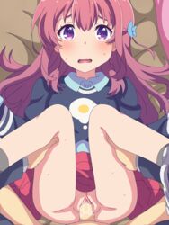 blush gi(a)rlish_number girlish_number incest karasuma_chitose karasuma_chitose_(gi(a)rlish_number) karasuma_gojou legs_up missionary pov purple_eyes red_hair sj7 tears vaginal_penetration