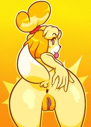 isabelle (animal crossing) from animal crossing by thanu