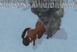 3d animated female male seizuredogsskyrimnaughties sex skyrim the_elder_scrolls troll uncensored