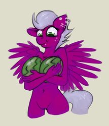 anthro equine mammal marsminer melon melon_frost my_little_pony pegasus wings